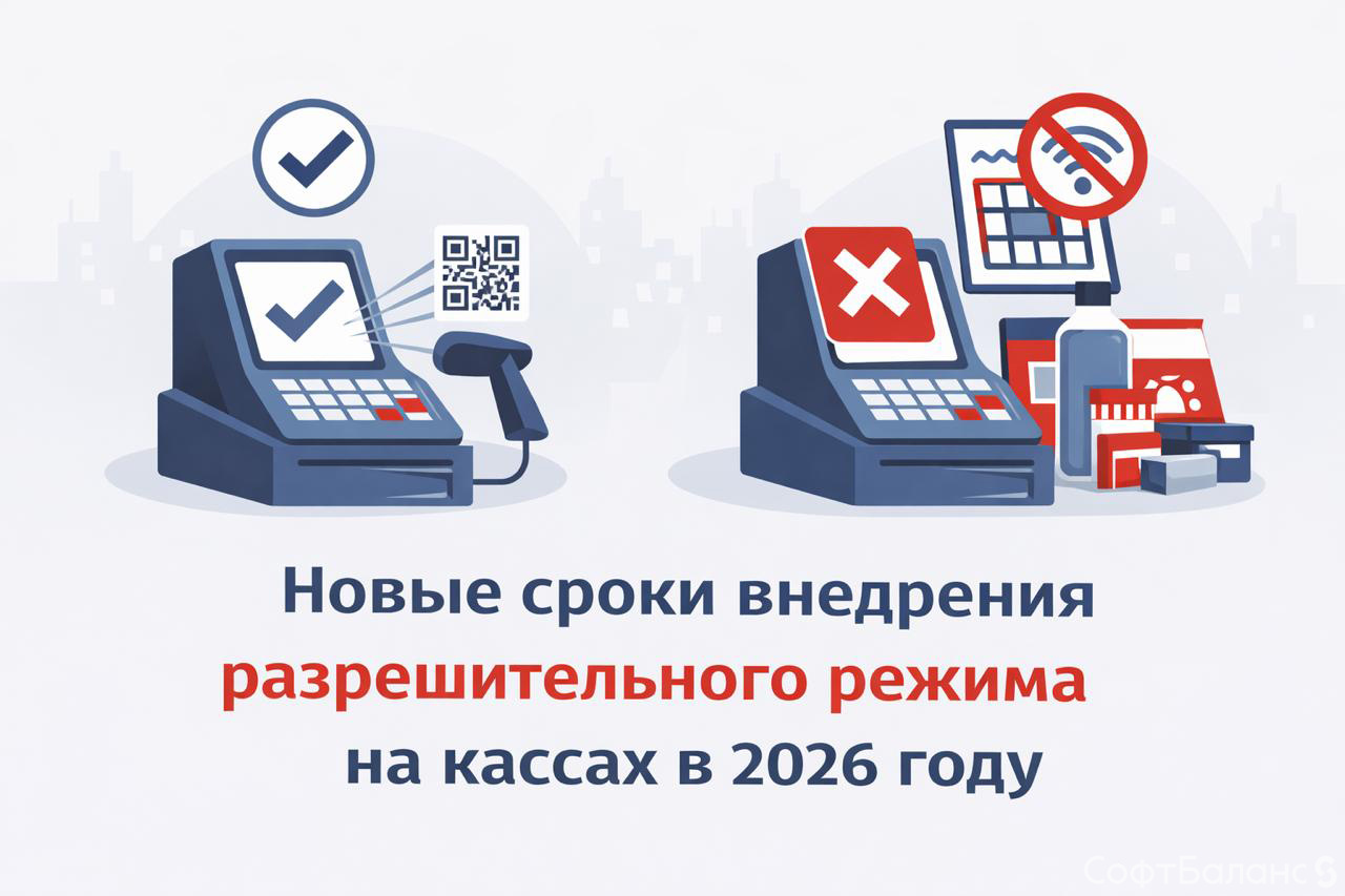 Новые сроки внедрения разрешительного режима на кассах в 2026 году