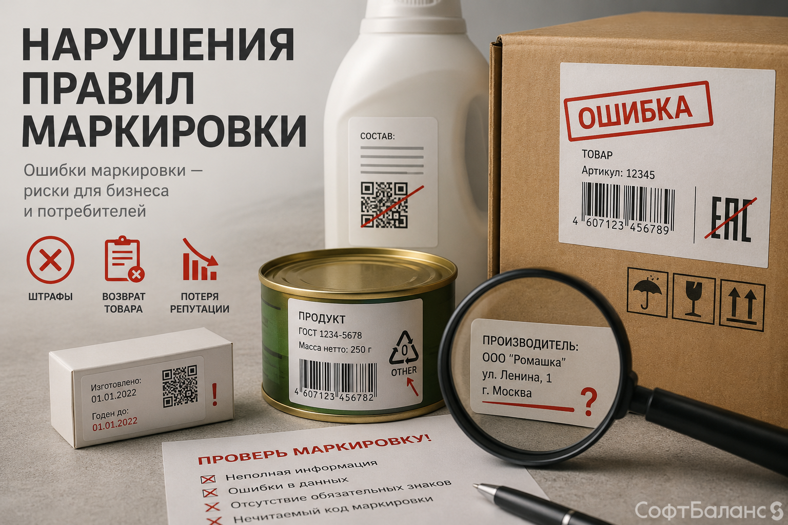 Как нарушать правила маркировки