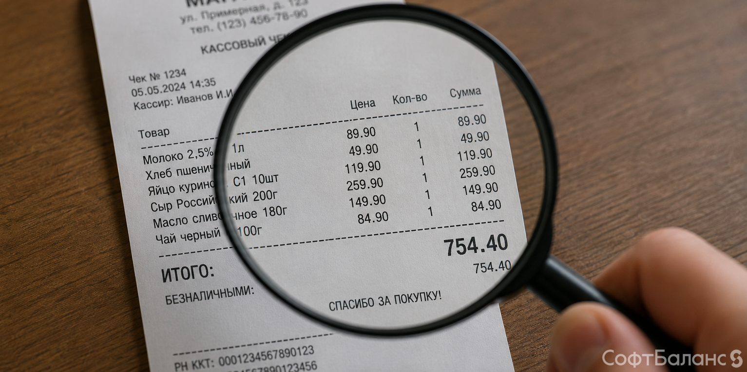 Уточнение о формате чека при продаже маркированного товара