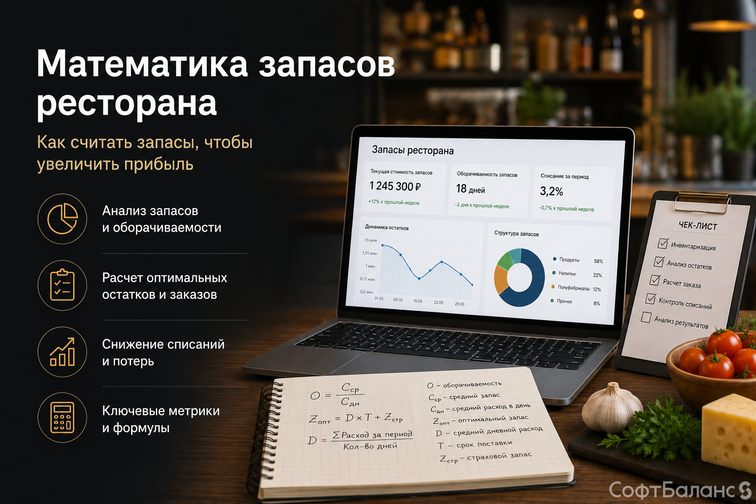 Математика запасов ресторана