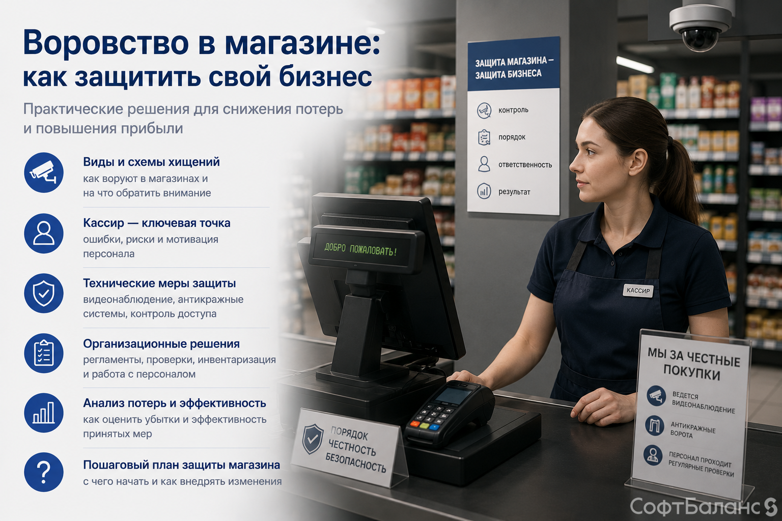 Воровство в магазине, или Как защитить свой бизнес? 