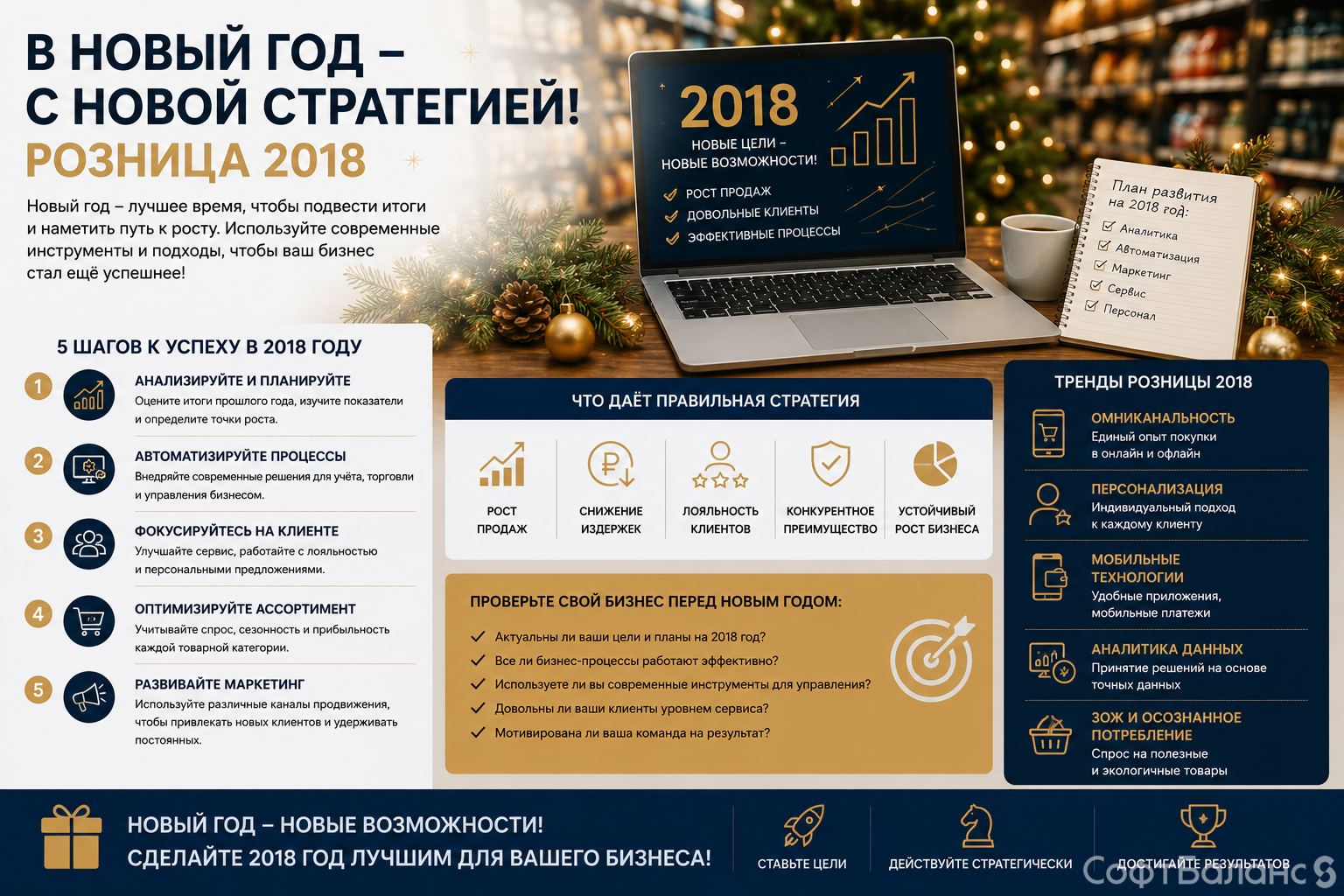В новый год с новой стратегией: розница 2018