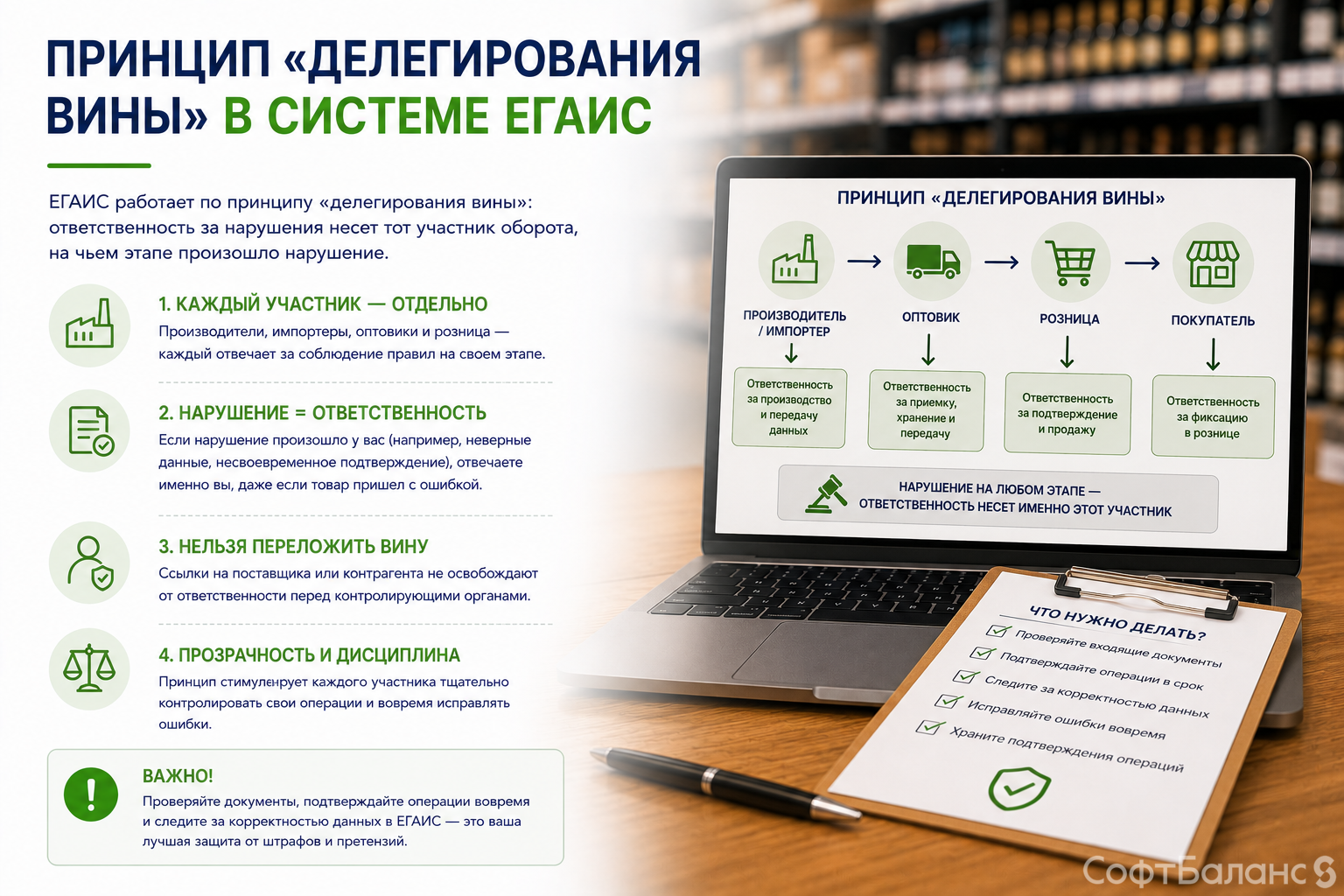 Принцип "делегирования вины" в системе ЕГАИС