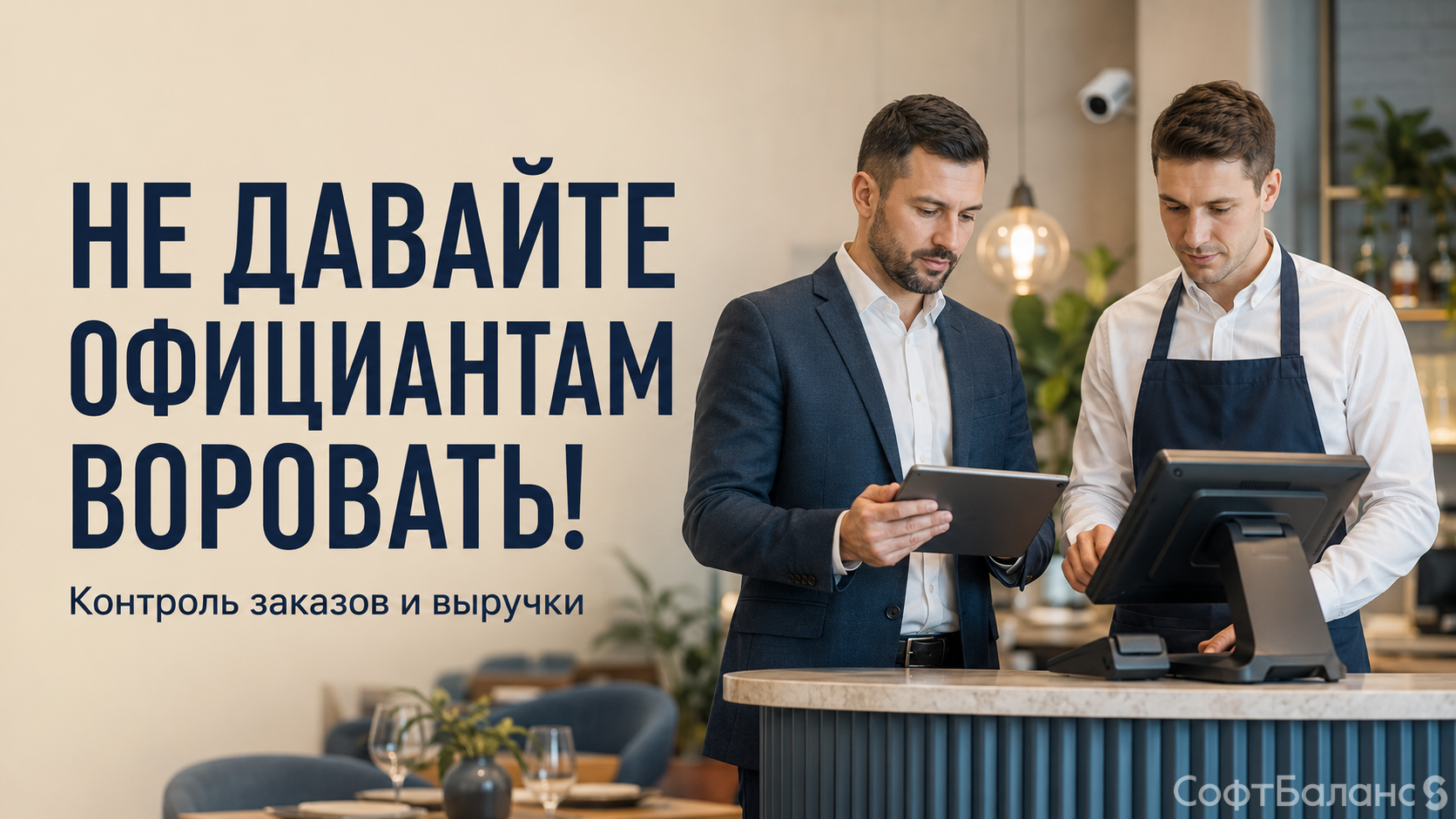 Не давайте официантам воровать!