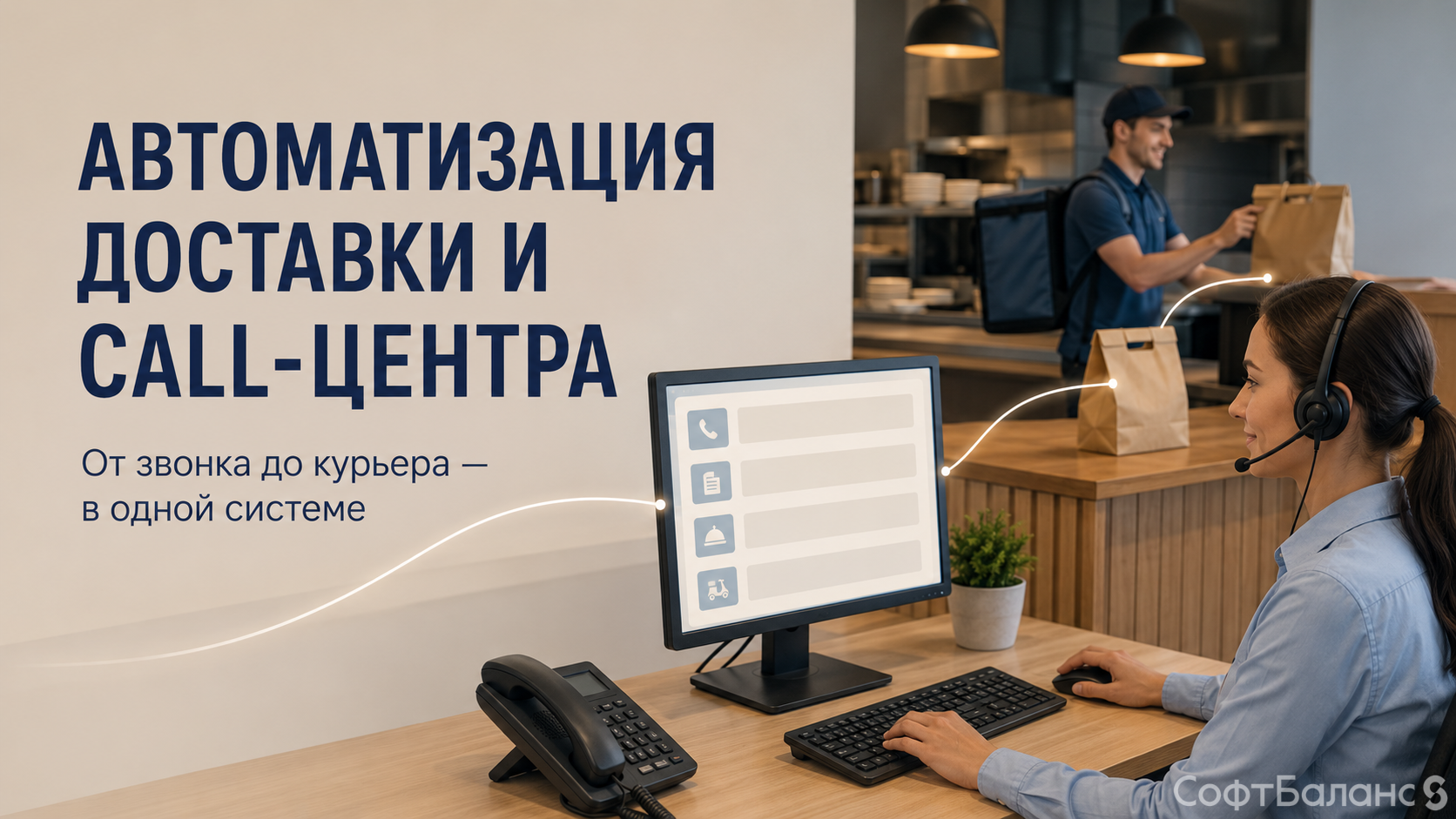 Автоматизация доставки и call-центра в ресторане