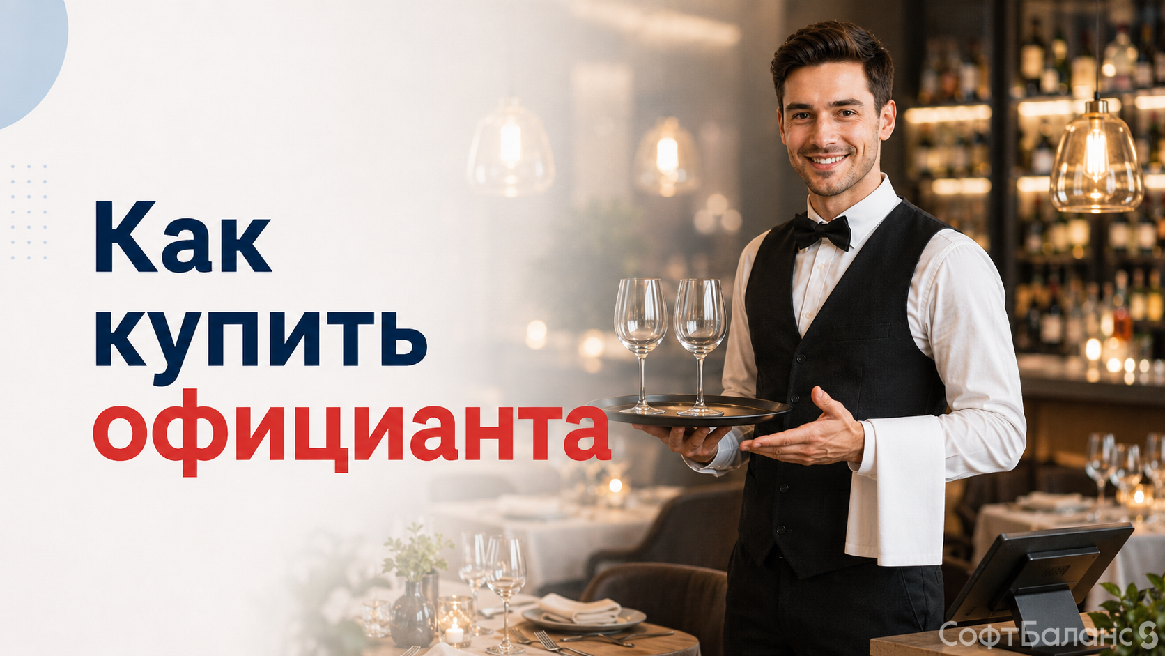 Как купить официанта